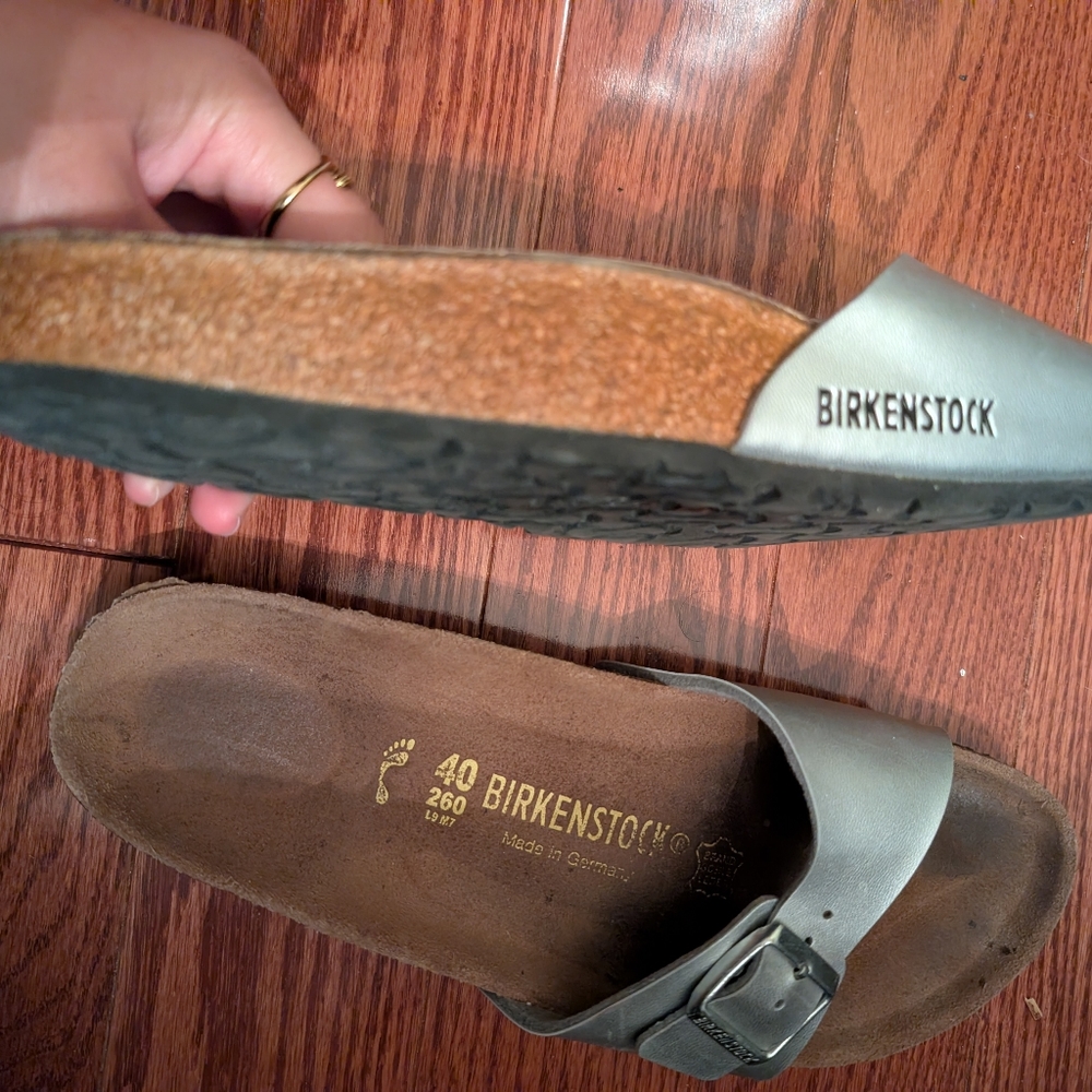 Birkenstock Silver Sandals